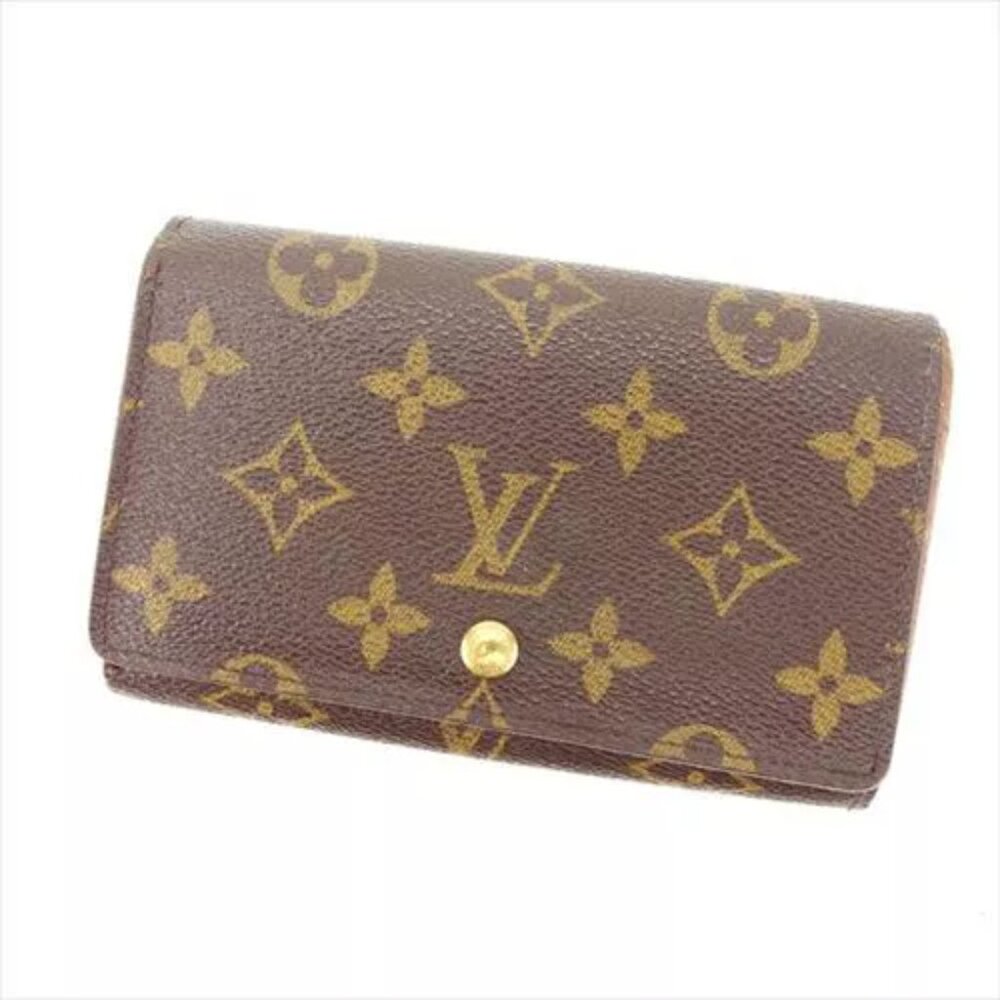 Louis Vuitton Wallet Purse Monogram Brown Woman Authentic Used